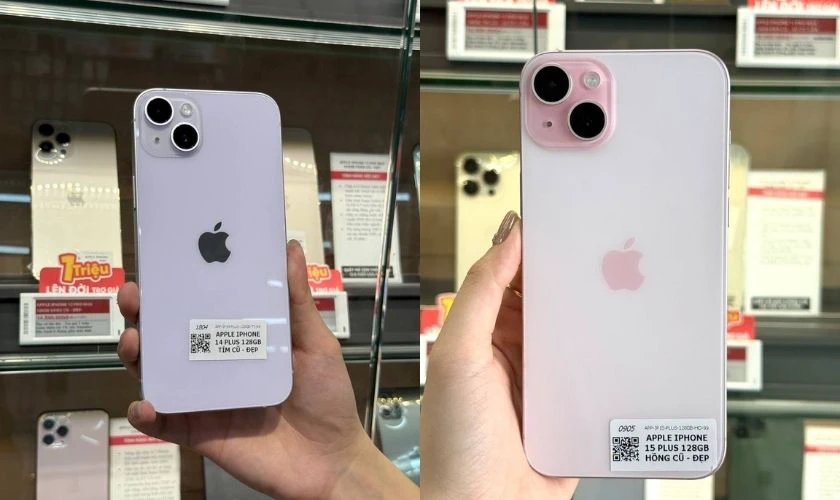 iPhone 15 Plus và iPhone 14 Plus đều có thị trường máy cũ