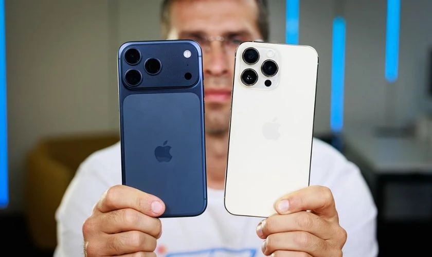 So sánh iPhone 14 Pro Max và 17 Pro Max chi tiết