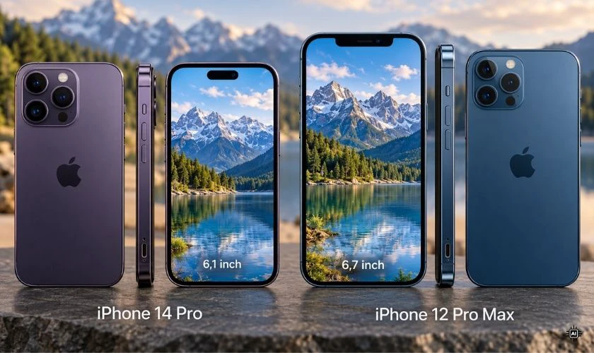 Cả hai đều hiển thị màu sắc sống động, độ tương phản cao và hỗ trợ HDR