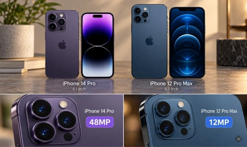 iPhone 12 Pro Max được trang bị A14 Bionic