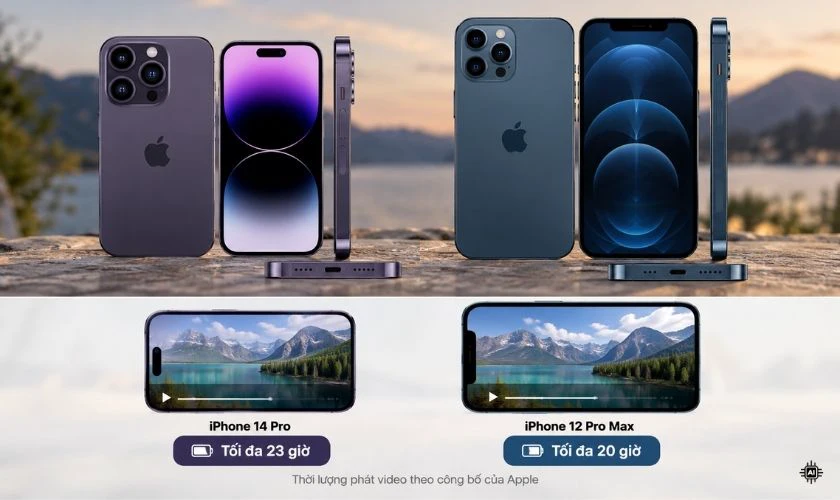 iPhone 14 Pro có thời lượng phát video công bố dài hơn