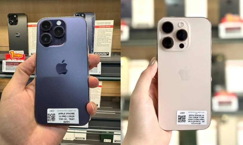 Nên chọn mua iPhone 14 Pro hay 16 Pro?