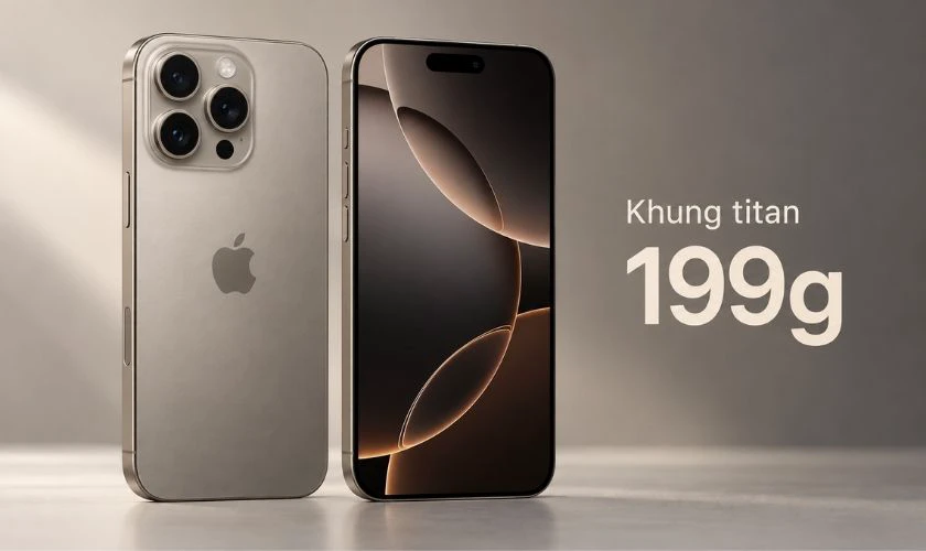 iPhone 16 Pro chuyển sang khung titan