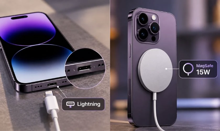 Về pin sạc: iPhone 16 Pro có thời lượng dài và MagSafe nhanh hơn