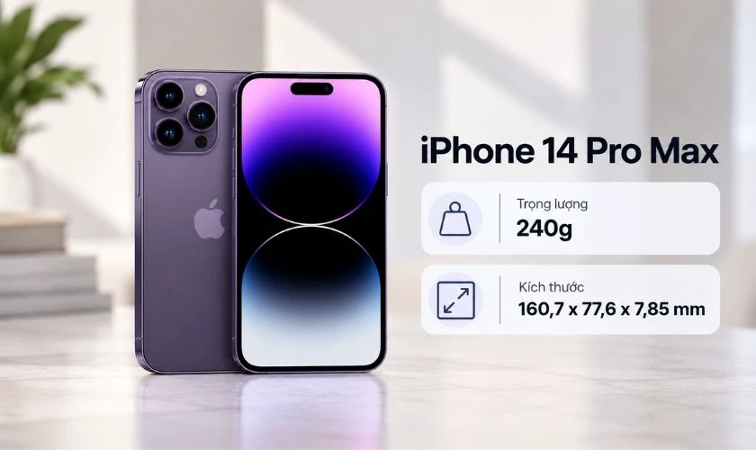 iPhone 14 Pro Max lớn hơn