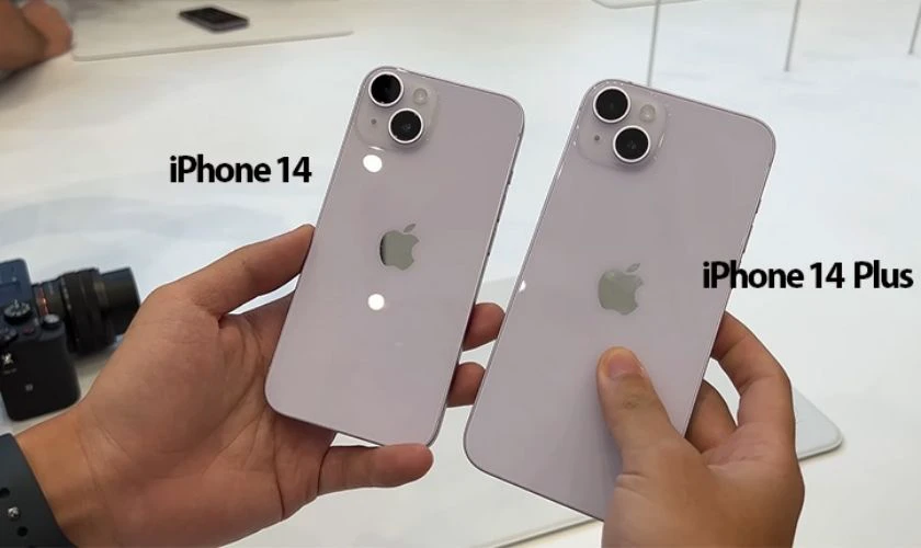 So sánh iPhone 14 và 14 Plus về camera