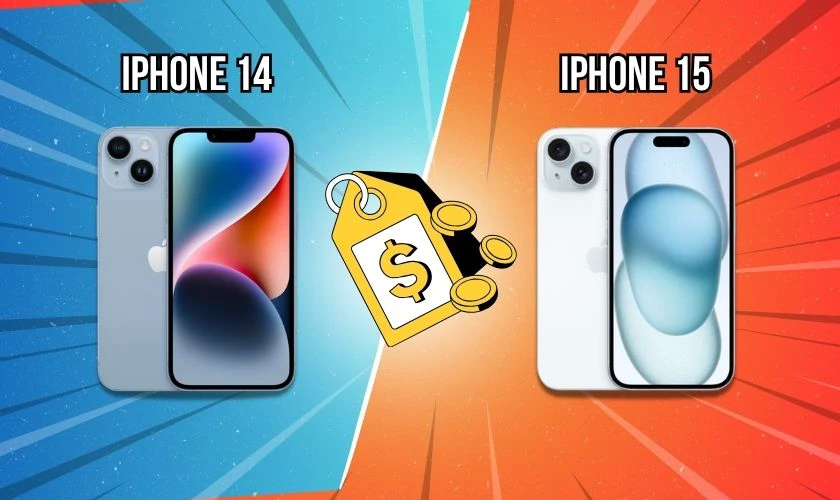 So sánh giá iPhone 14 và iPhone 15: Có chênh lệch nhiều không?