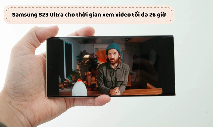 Samsung S23 Ultra có lợi thế về dung lượng pin với mức 5000mAh