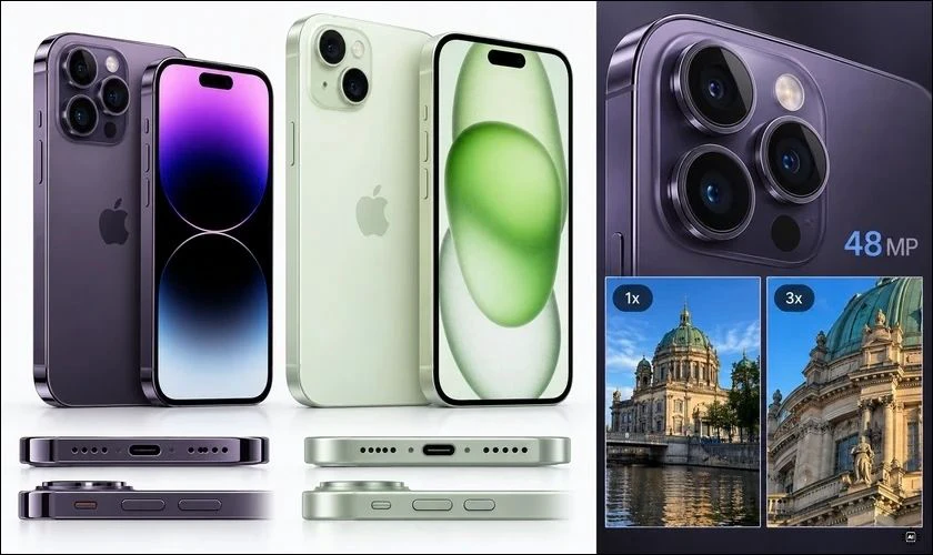 iPhone 14 Pro đa dụng hơn với camera telephoto 3x