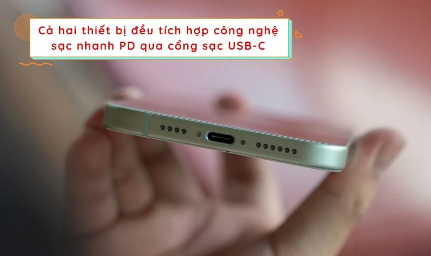 Sạc trên iPhone 15 Plus và 15 Pro