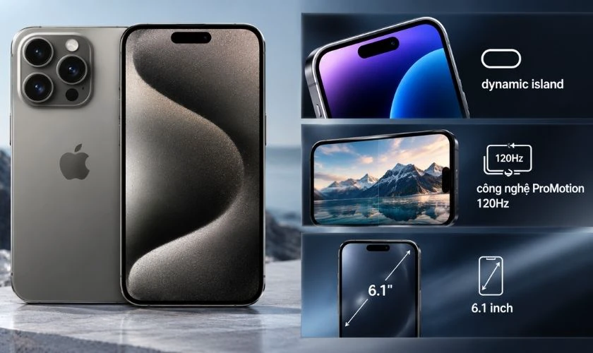 iPhone 15 Plus có màn hình lớn hơn