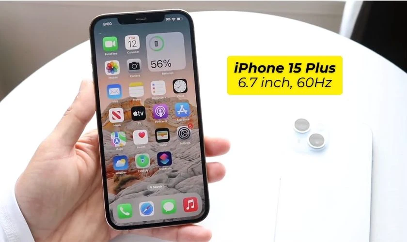 So sánh iPhone 12 Pro Max và 15 Plus về màn hình