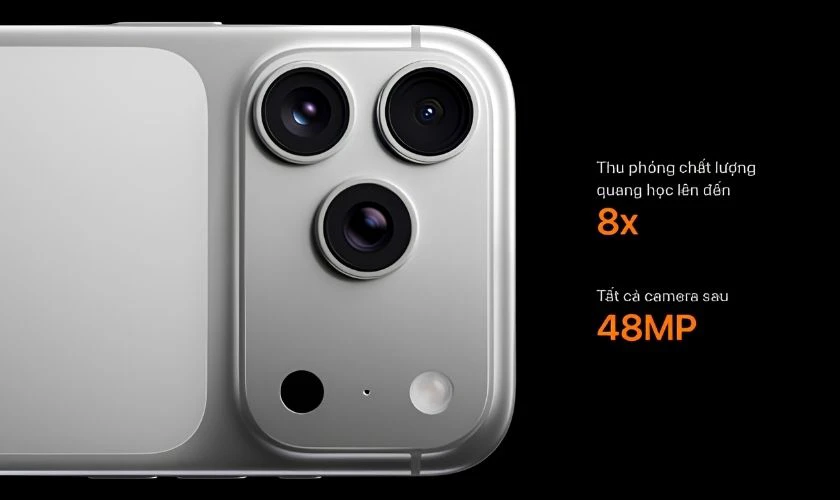 Về camera: iPhone 17 Pro Max nâng cấp toàn bộ hệ thống camera