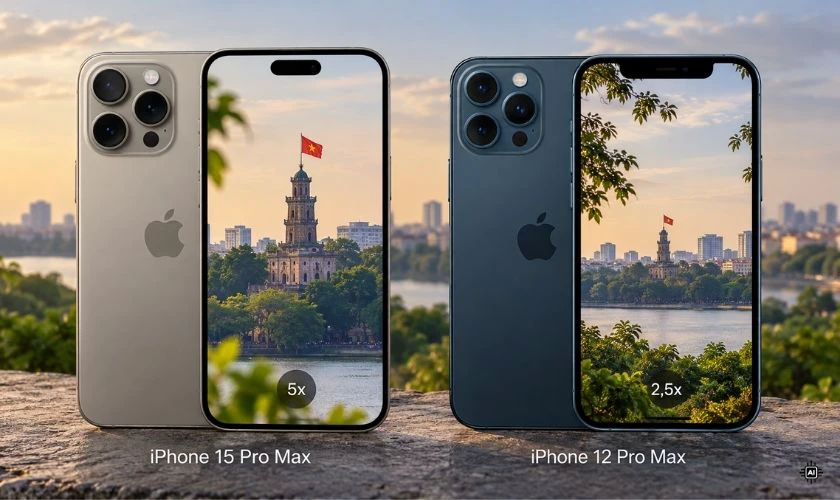 iPhone 15 Pro Max zoom quang 5x, quay video chuyên nghiệp hơn