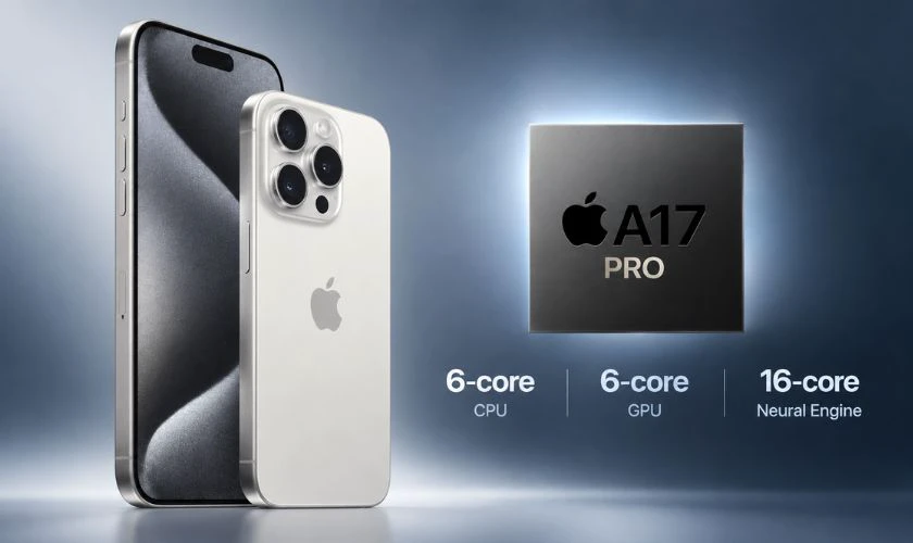 So sánh iPhone 15 Pro và 15 Pro Max về hiệu năng
