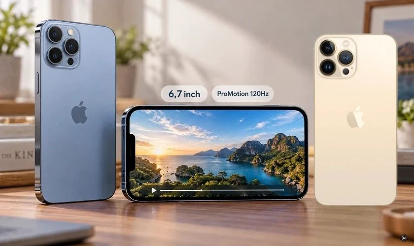 iPhone 13 Pro Max lớn hơn, hỗ trợ 120Hz mượt mà hơn