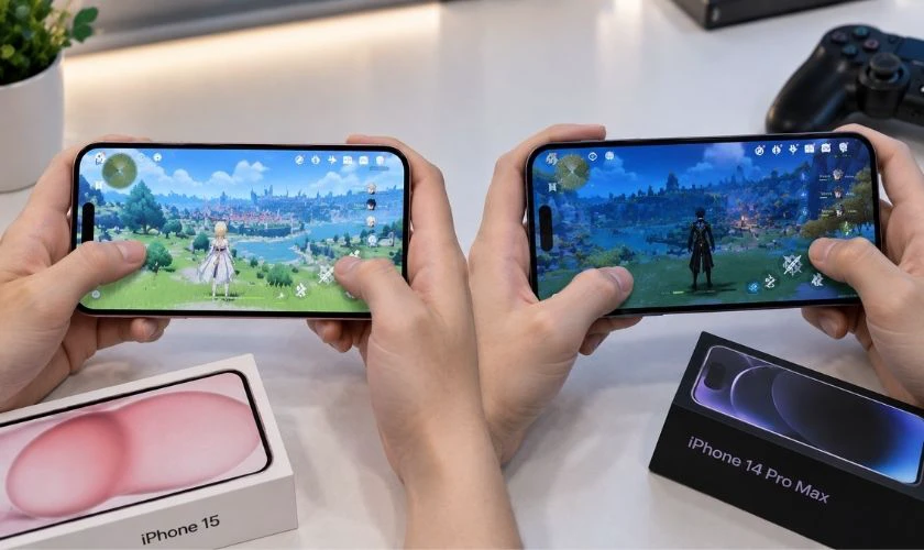 So sánh hiệu năng khi chơi game
