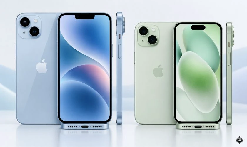 iPhone 15 nhỏ gọn hơn, thiết kế bo cong mềm mại