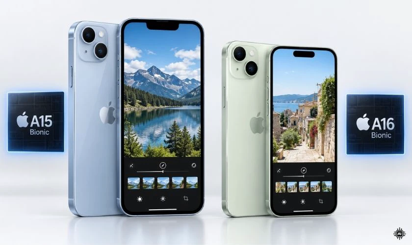 iPhone 14 Plus sử dụng chip A15 Bionic