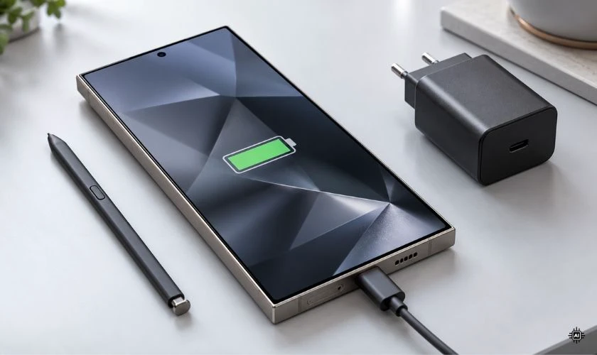 Samsung S24 Ultra có pin lớn và sạc nhanh hơn