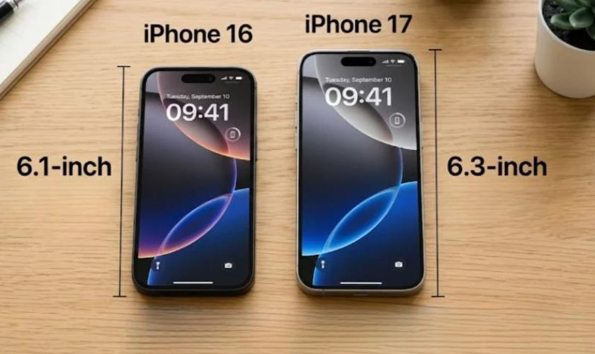 iPhone 17 nâng cấp mạnh với ProMotion 120Hz