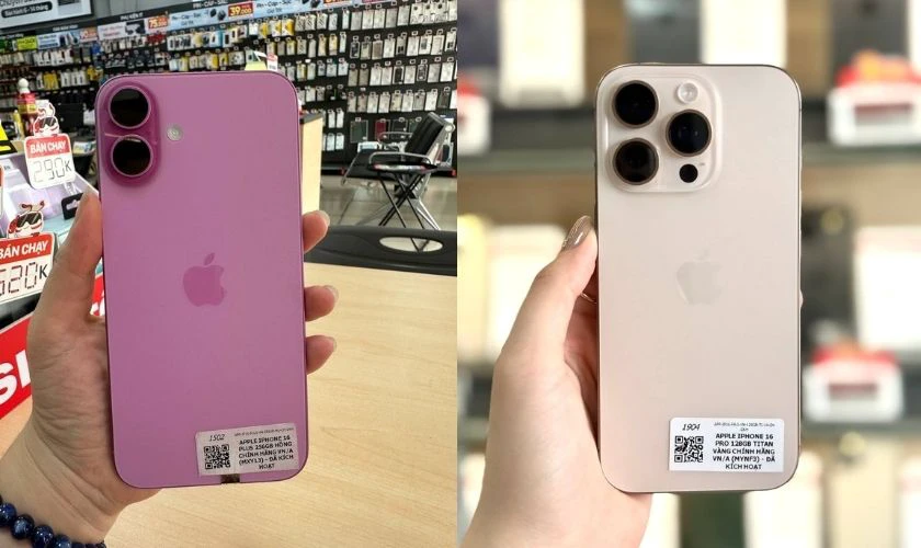 Nên chọn mua iPhone 16 Plus hay iPhone 16 Pro?