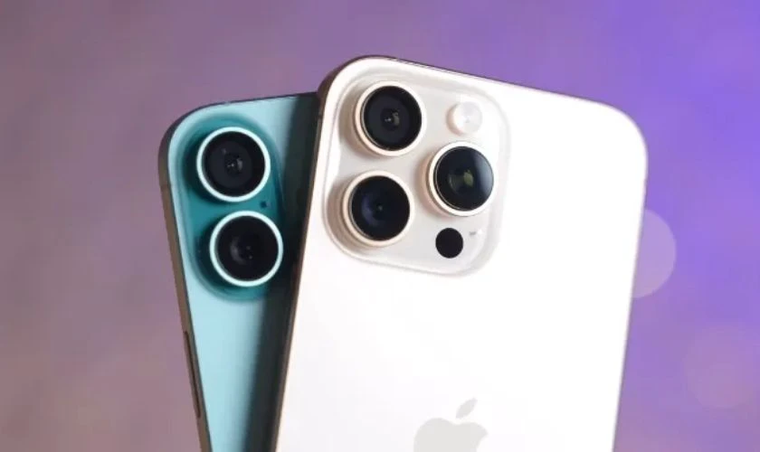 iPhone 16 Pro Max có hệ thống ba camera gồm Fusion 48MP, Ultra Wide 48MP và Telephoto 12MP