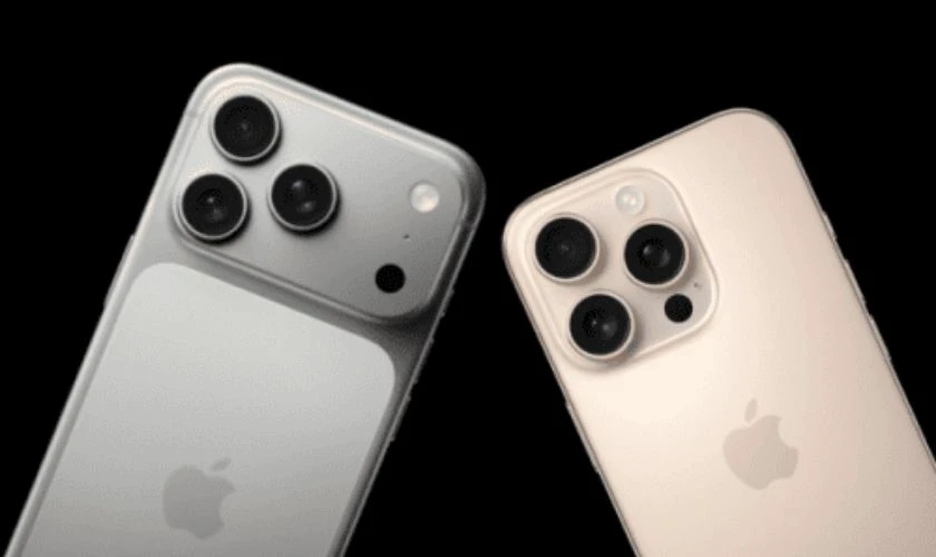 iPhone 16 Pro Max có camera chính Fusion 48MP, góc siêu rộng 48MP và telephoto 12MP hỗ trợ zoom quang 5x