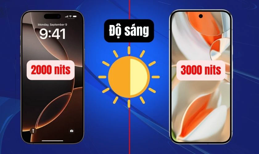 Google Pixel 9 Pro có độ sáng tối đa lên tới 3.000 nits