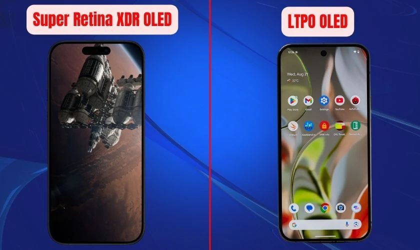 iPhone 16 Pro Max sử dụng công nghệ Super Retina XDR OLED