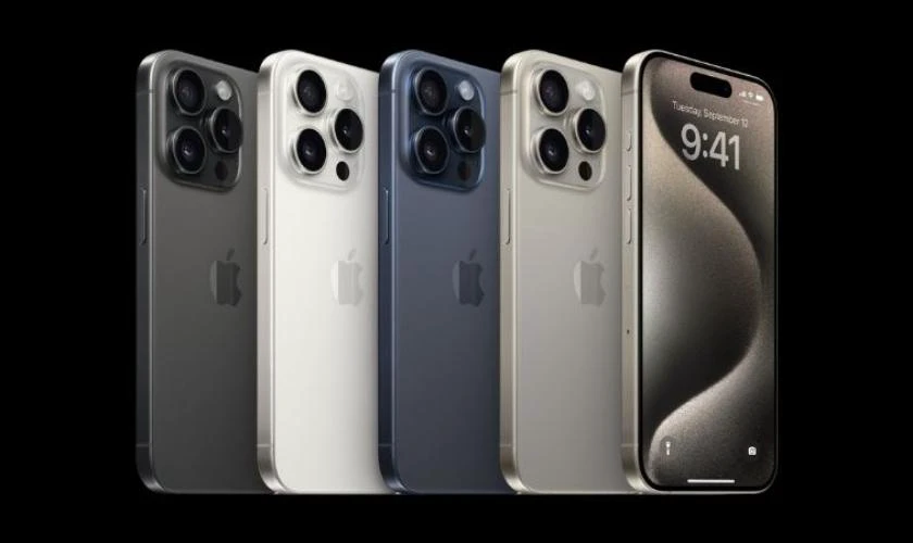 So sánh về màu sắc của iPhone 16 Pro và iPhone 15 Pro Max