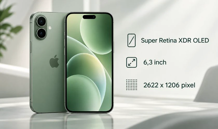 iPhone 17 sở hữu màn hình Super Retina XDR OLED