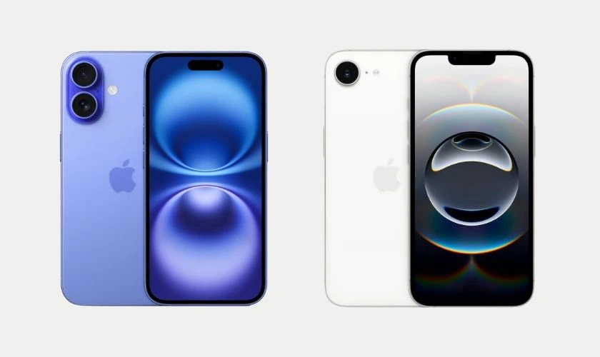 So sánh màn hình iPhone 16 và 16e