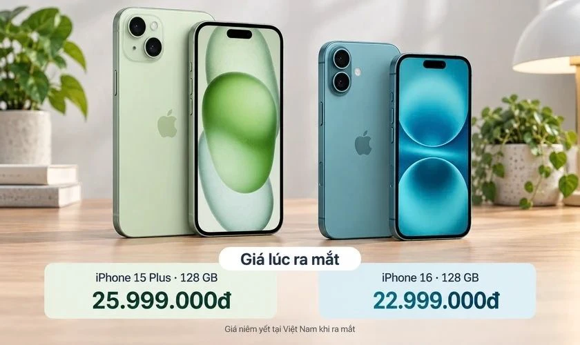 iPhone 16 có giá khởi điểm thấp hơn