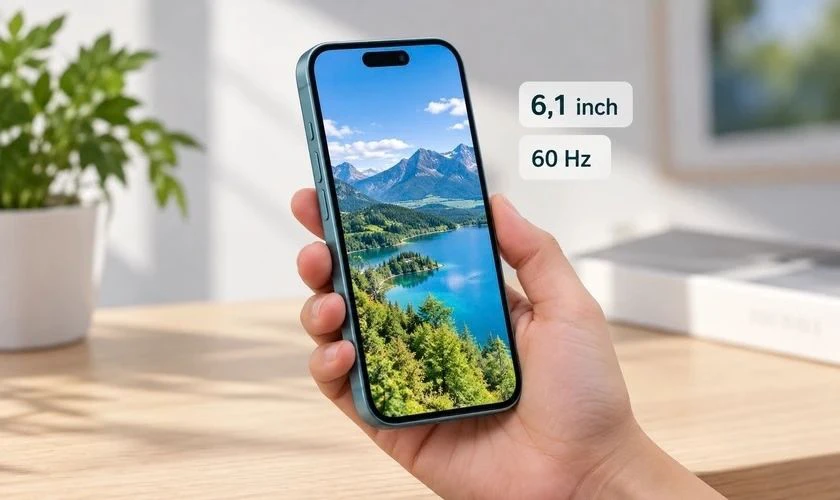 iPhone 16 có màn hình OLED Super Retina XDR 6,1 inch