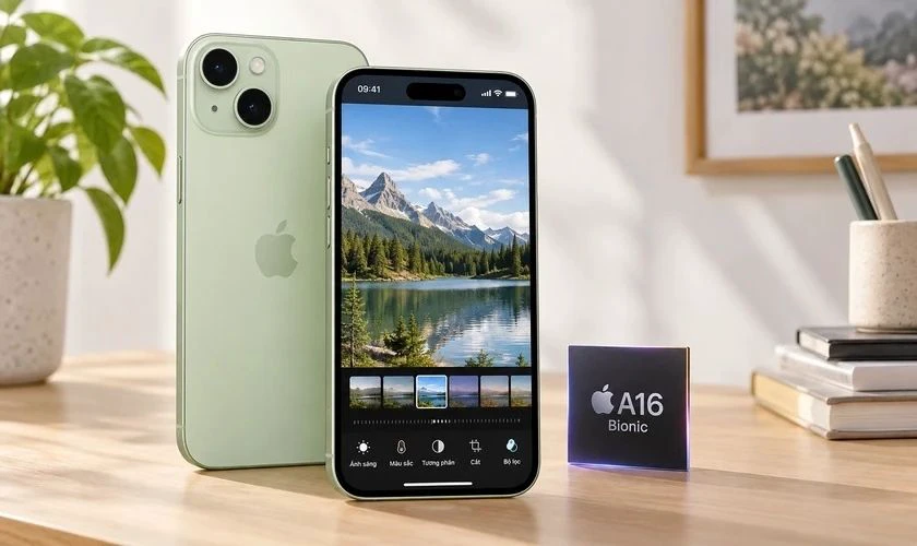 iPhone 15 Plus sử dụng chip A16 Bionic