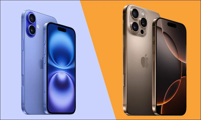 So sánh iPhone 16 và iPhone 16 Pro: Phiên bản Pro có nhiều ưu thế hơn