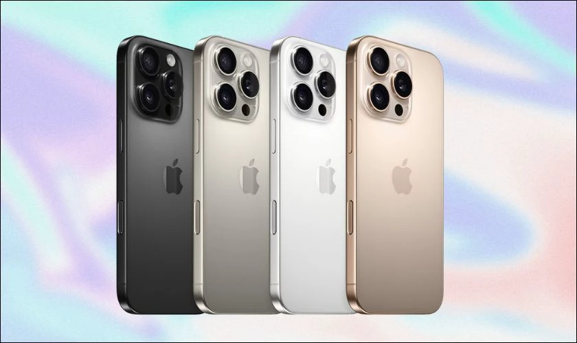 iPhone 16 Pro với bảng màu mạnh mẽ, thanh lịch