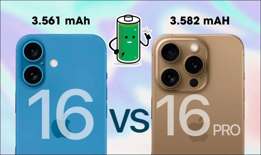 Dung lượng pin iPhone 16 series tương đối lớn, đáp ứng nhu cầu sử dụng