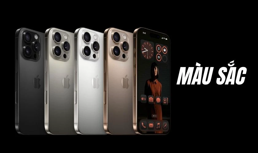 So sánh iPhone 16 Pro và iPhone 16 Pro Max về màu sắc