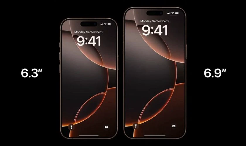 So sánh iPhone 16 Pro và iPhone 16 Pro Max về chất lượng màn hình