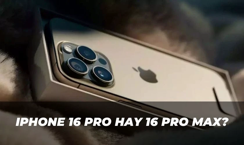 Nên mua iPhone 16 Pro hay iPhone 16 Pro Max