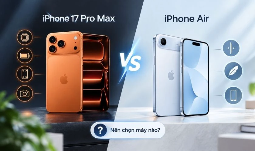 Nên chọn mua iPhone 17 Pro Max hay iPhone Air