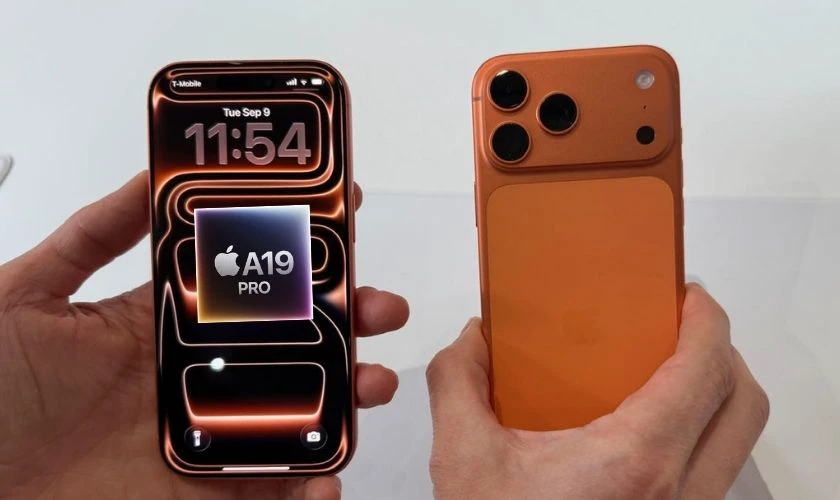 Cả hai model đều được trang bị chip A19 Pro, đi kèm CPU 6 lõi, GPU 6 lõi và Neural Engine 16 lõi