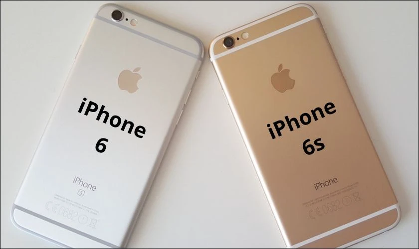 iPhone 6 v&agrave; 6s sở hữu thiết kế tương tự nhau, kh&ocirc;ng nhiều kh&aacute;c biệt
