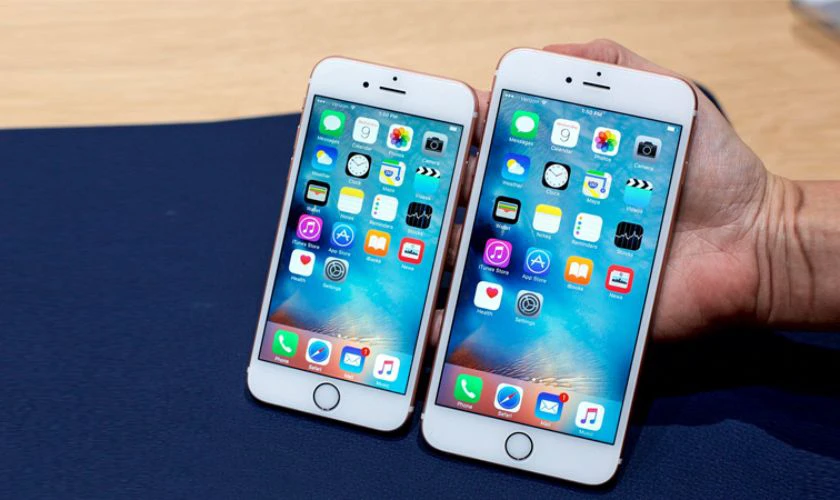 K&iacute;ch thước iPhone 6s Plus lớn hơn r&otilde; rệt so với iPhone 6s thường