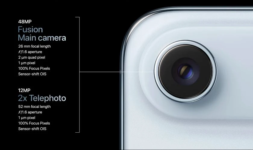 So sánh iPhone Air và iPhone 16 Pro Max về camera