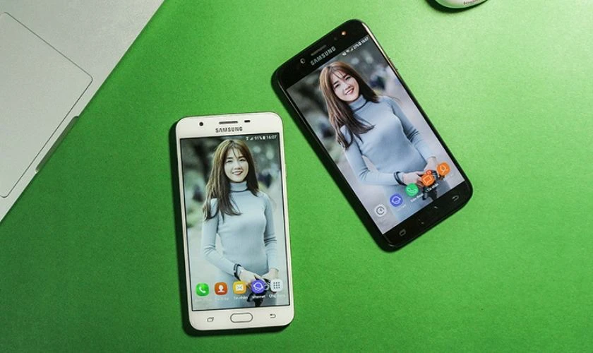 So s&aacute;nh J7 Pro v&agrave; J7 Prime về khả năng hiển thị v&agrave; c&ocirc;ng nghệ m&agrave;n h&igrave;nh