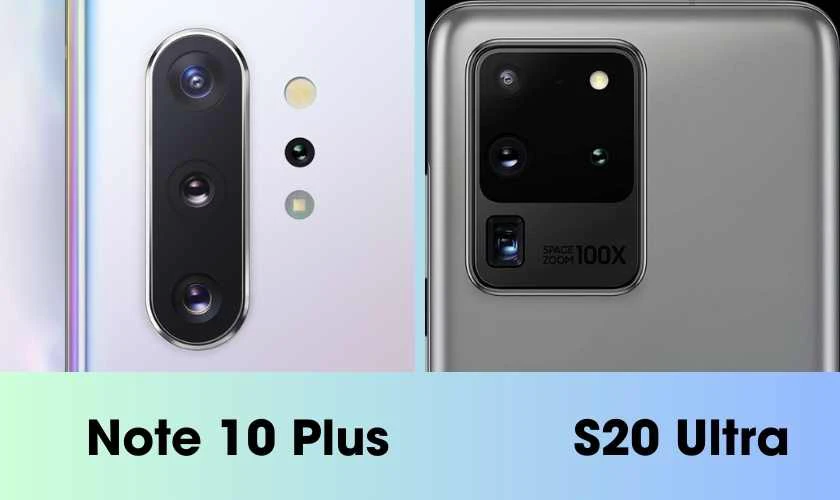 So sánh Note 10 Plus và S20 Ultra về camera
