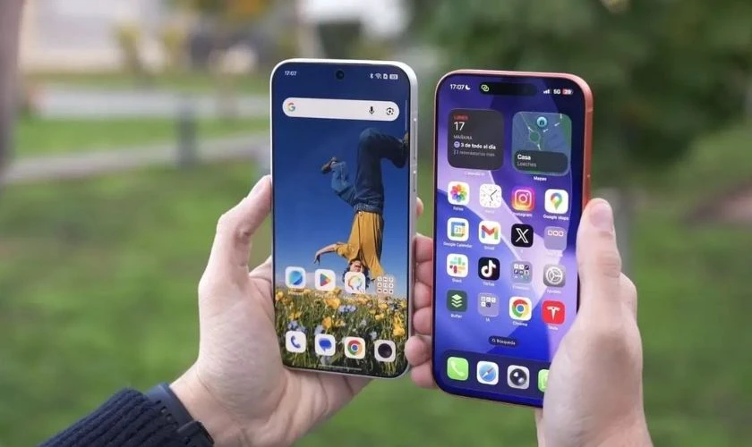So sánh OPPO Find X9 Pro và iPhone 17 Pro Max màn hình